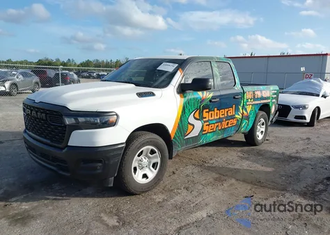 2025 Ram 1500 Tradesman 4X4 6'4 Box z USA, uszkodzony, nr VIN 1C6RRFCG5SN590010